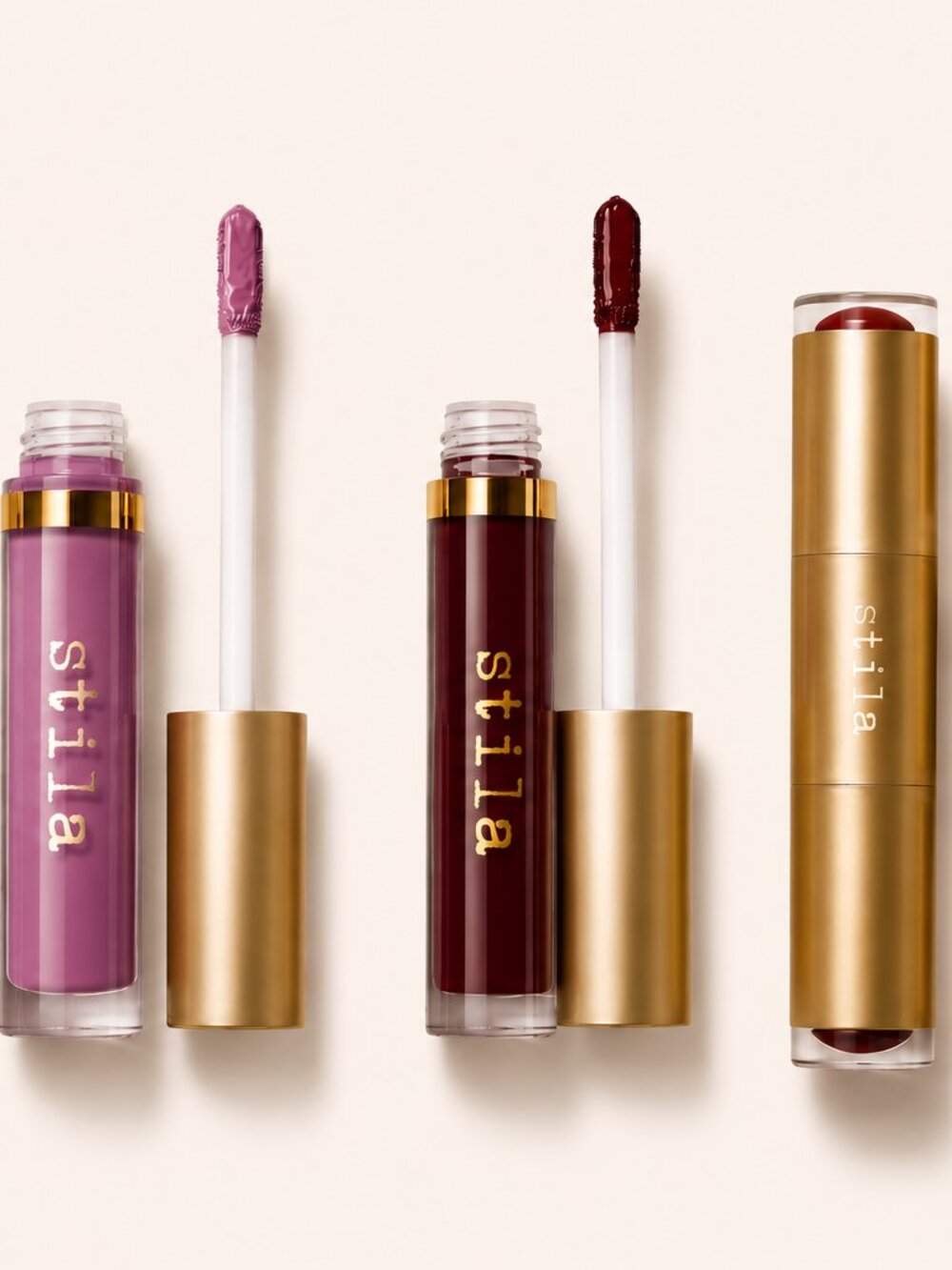 Stila 5-Piece Lip & Cheek Bundle NWT — Semi-Gloss, Vinyl & Duo